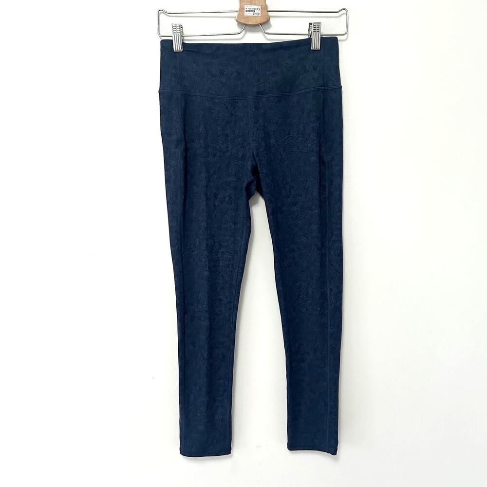 Vuori Blue Running Zip Pocket Cropped Tight Leggings Small